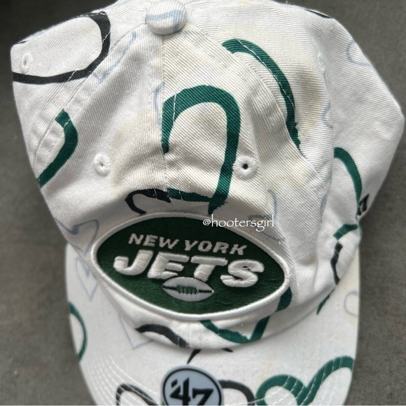 💚Girls New York Jets '47 White Adore Clean Up Adjustable Hat💚 - Picture 9 of 9